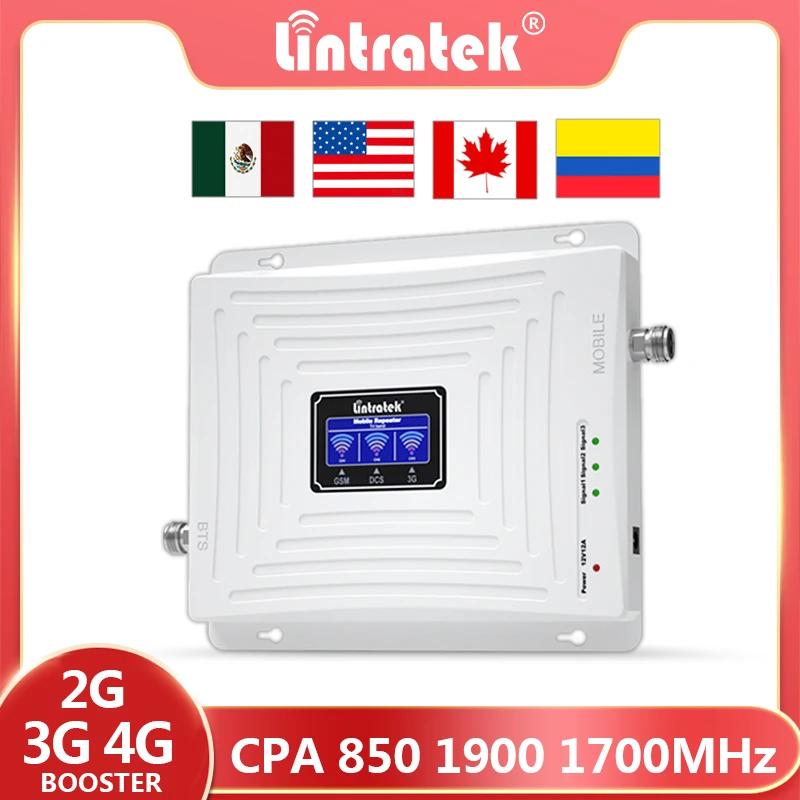 Lintratek 3  귯 , B5 850 B2 1900 B4 1700/2100MHz LTE 2G 3G 4G ȣ ν, ߽ ޴ 